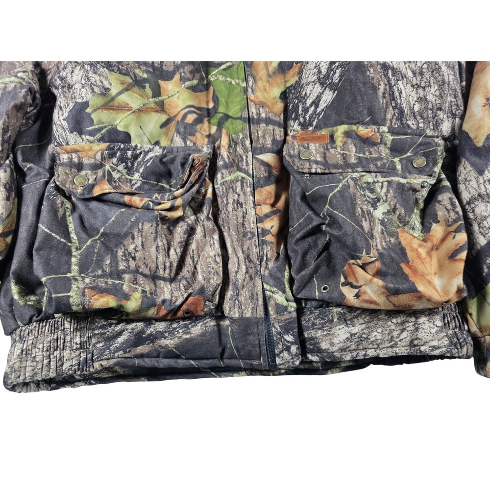 Woolrich Outdoor Guide Camo Hunting Jacket Mens Large L Zip - Picture 2 of 5